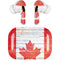 Canada Flag Light Wood Apple AirPods Pro Skin